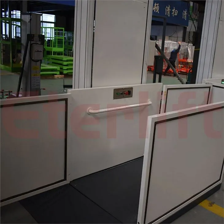 Lodret kørestolslift