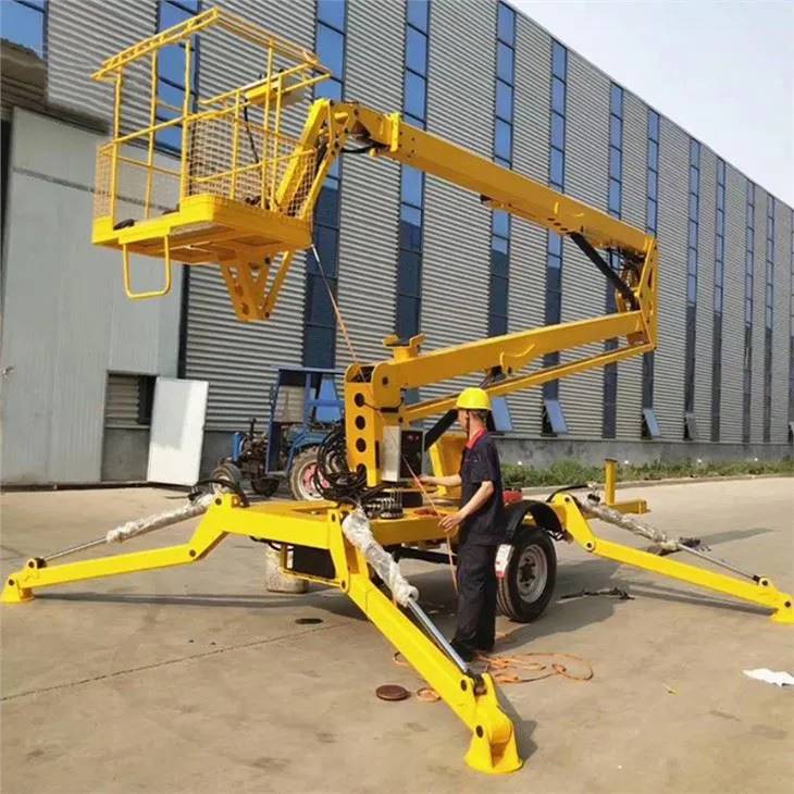 Trækbar elektrisk leddelt bomlift