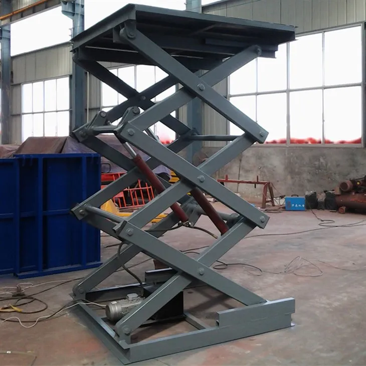 Elektrisk hydraulisk sakseløftebord 2200lbs