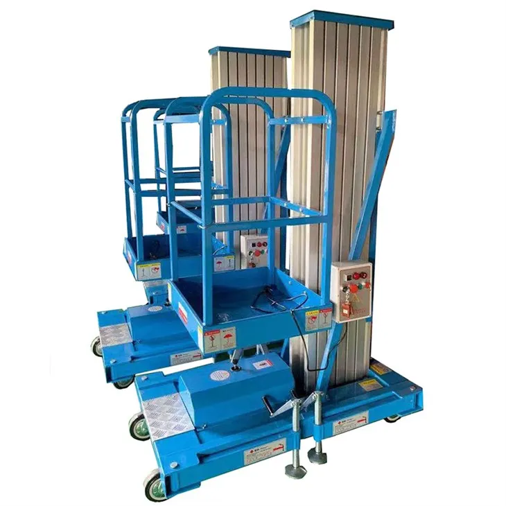 En mast aluminiums arbejdsplatform