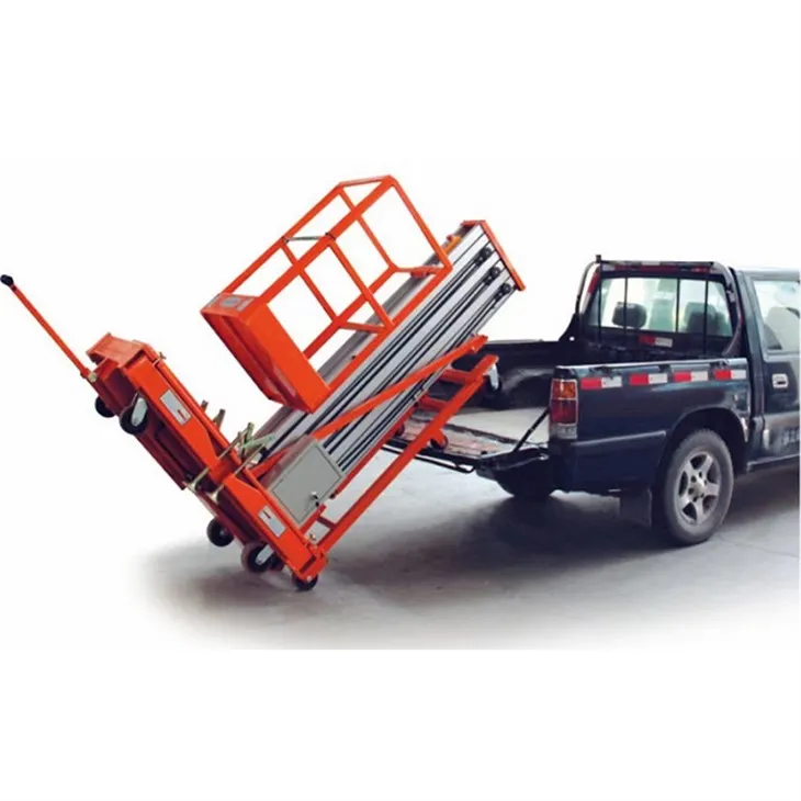 Awp single mast mand lift