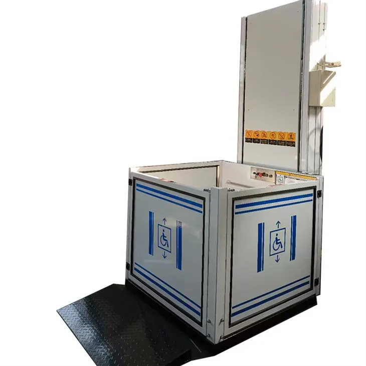 Kommerciel lodret kørestolslift