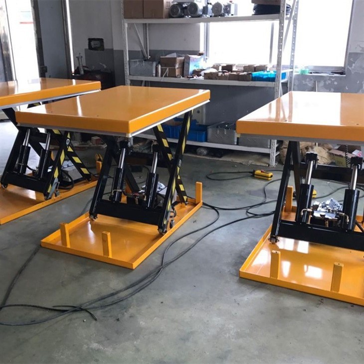 Electric Powered Stationary Scissor Lift Table