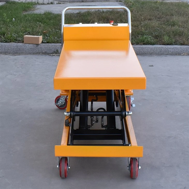 Manual Operated Mobile Scissor Lift Tables