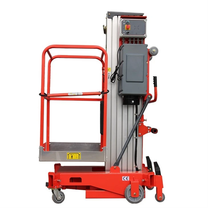 Vertical Mast Lift For Single Man