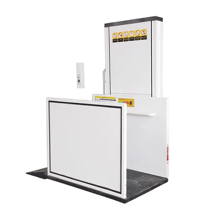 Lodret platformsløft til kørestol